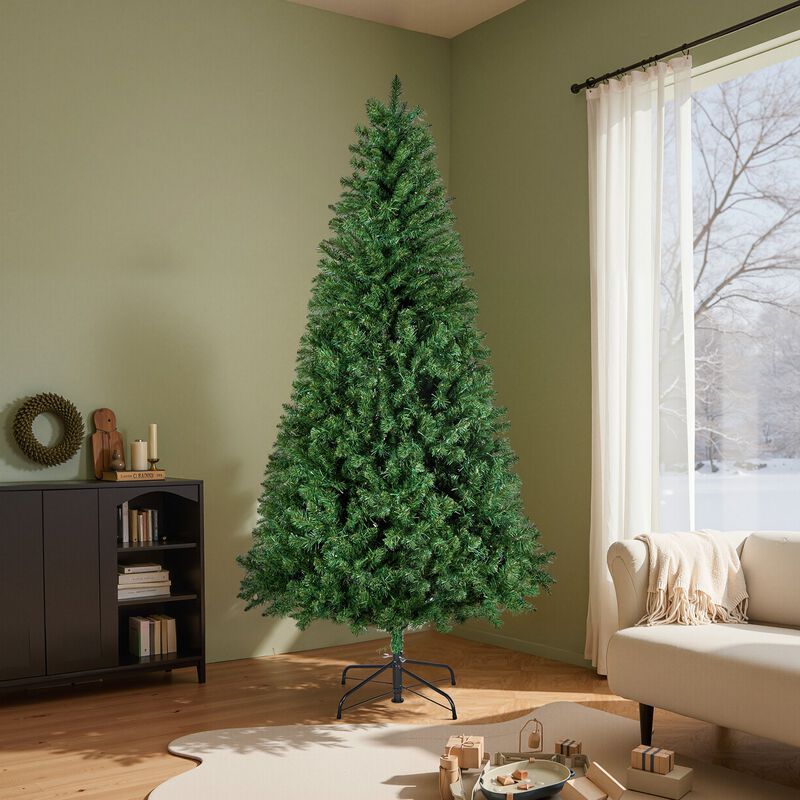 6FT Prelit Artificial Christmas Tree with 330 LED Lights and Stand image number 1