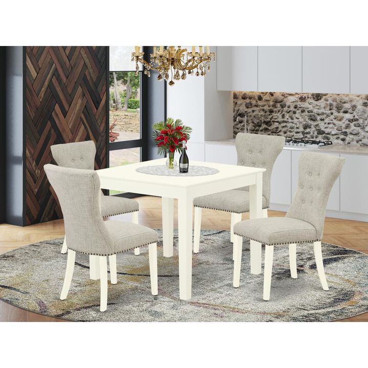 Dining Room Set Linen White
