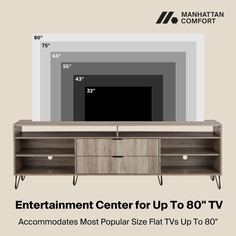 Dumbo Large TV Stand in Brown image number 3