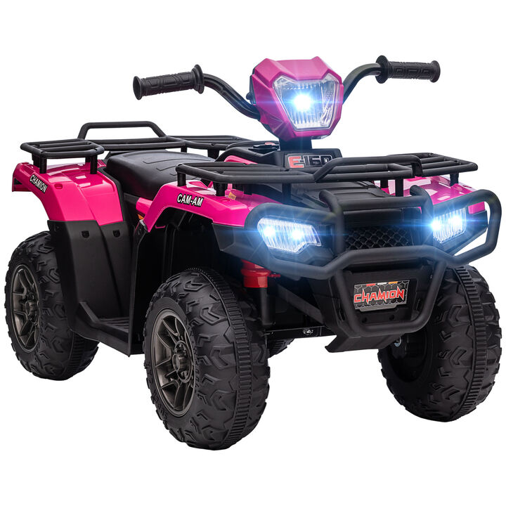 BreeBe 12V Electric Toy Car with Forward Backward Function, Music, LED Headlights