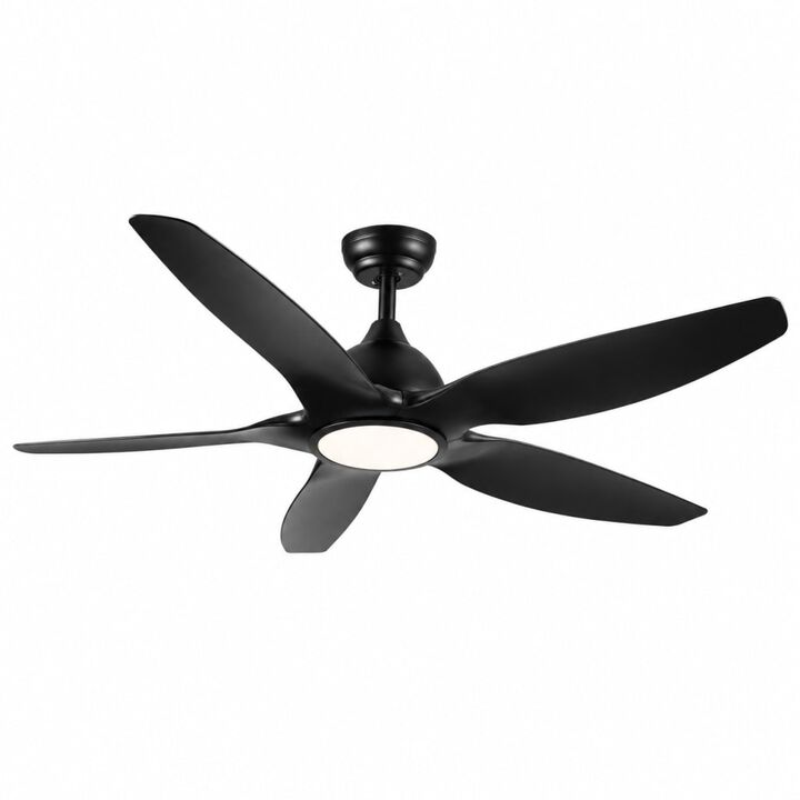 ELEMENT ACE 60 Inch Integrated LED Ceiling Fan with Quiet High-Performance Motor, Adjustable Color Temperature Light, 6 Speed Control for Indoor Home Living Spaces