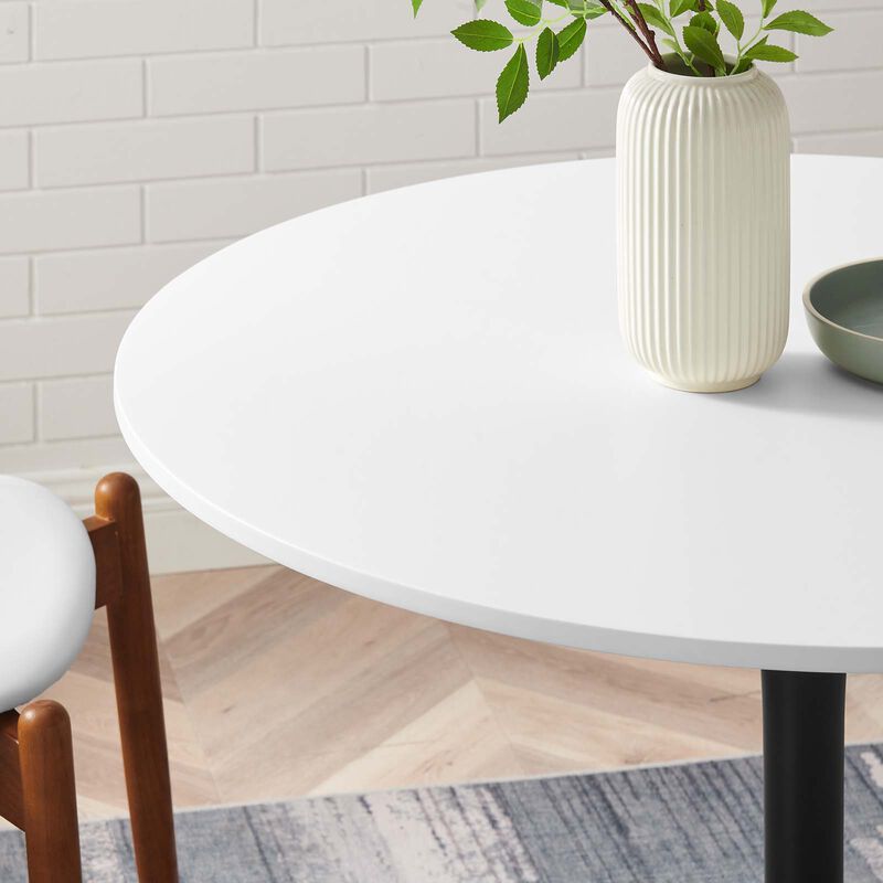 Modway - Pursuit 40" Dining Table White Black image number 4