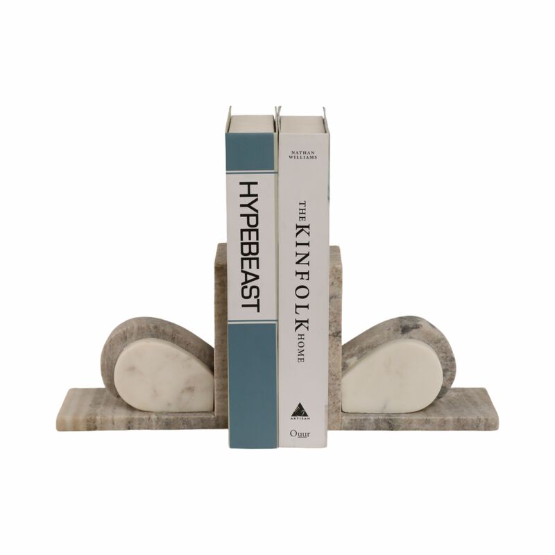 DAYTONVIEW Marble Bookends image number 1