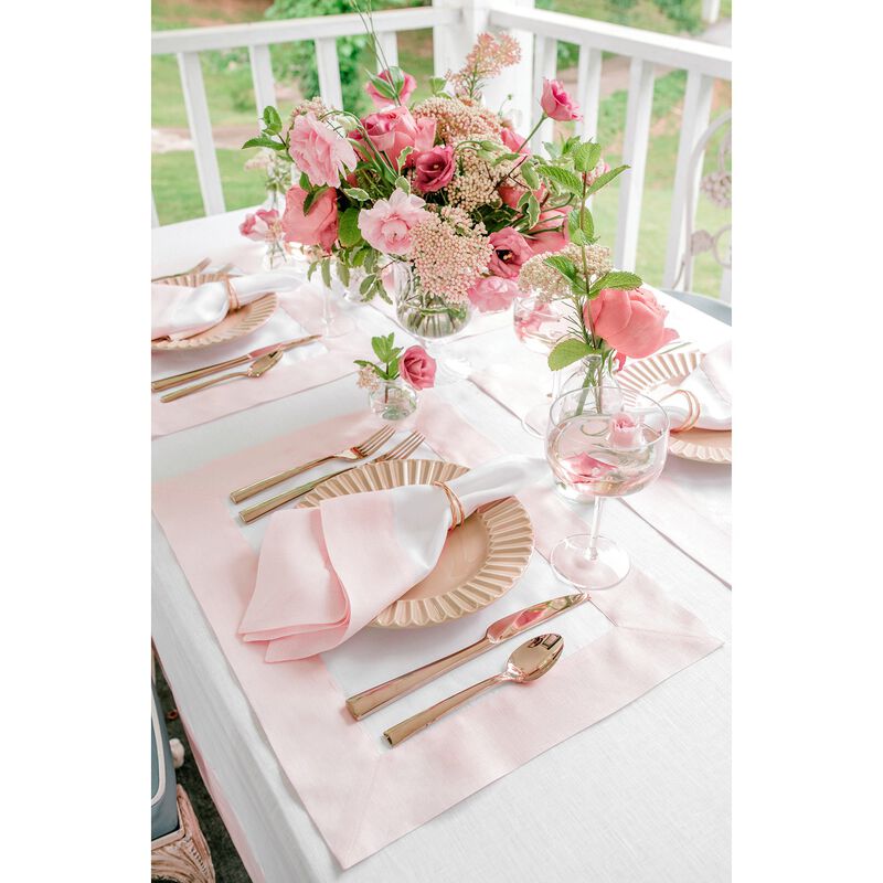 Solino Home Contempo 100% Linen Table Runner &ndash; Handcrafted, Machine Washable, Perfect for Holiday and Everyday Dining