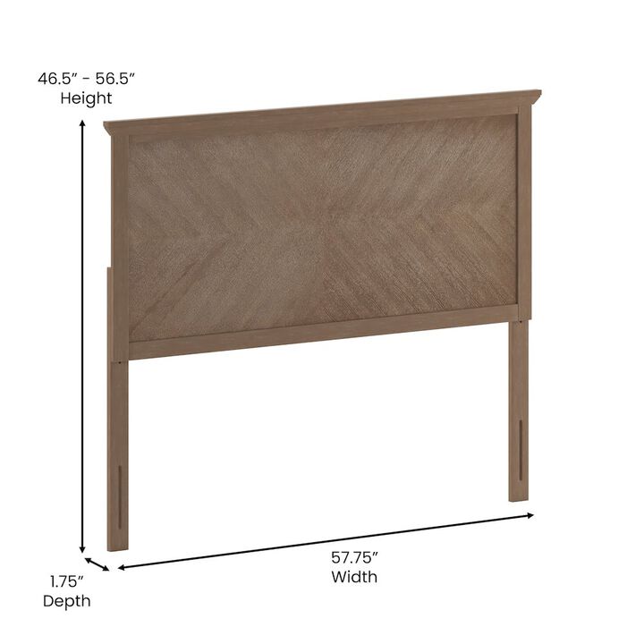 Flash Furniture Contemporary Full Size Herringbone Pattern Headboard