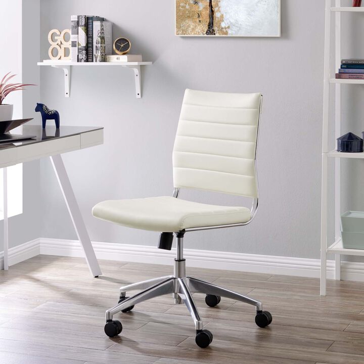 Modway Furniture - Jive Armless Mid Back Office Chair Gray