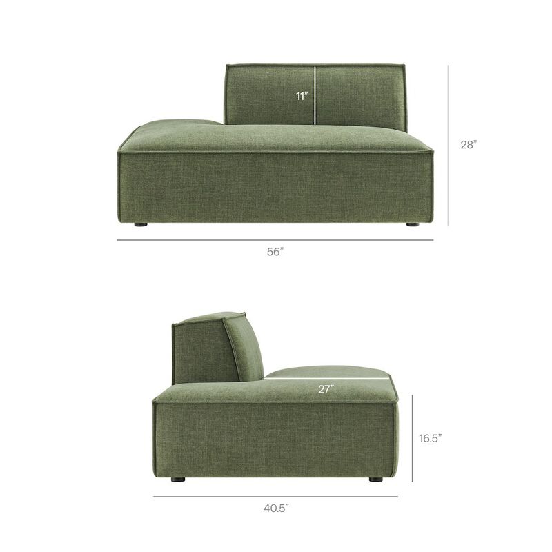 Restore 2-Piece Performance Fabric Upholstered Modular Loveseat image number 2