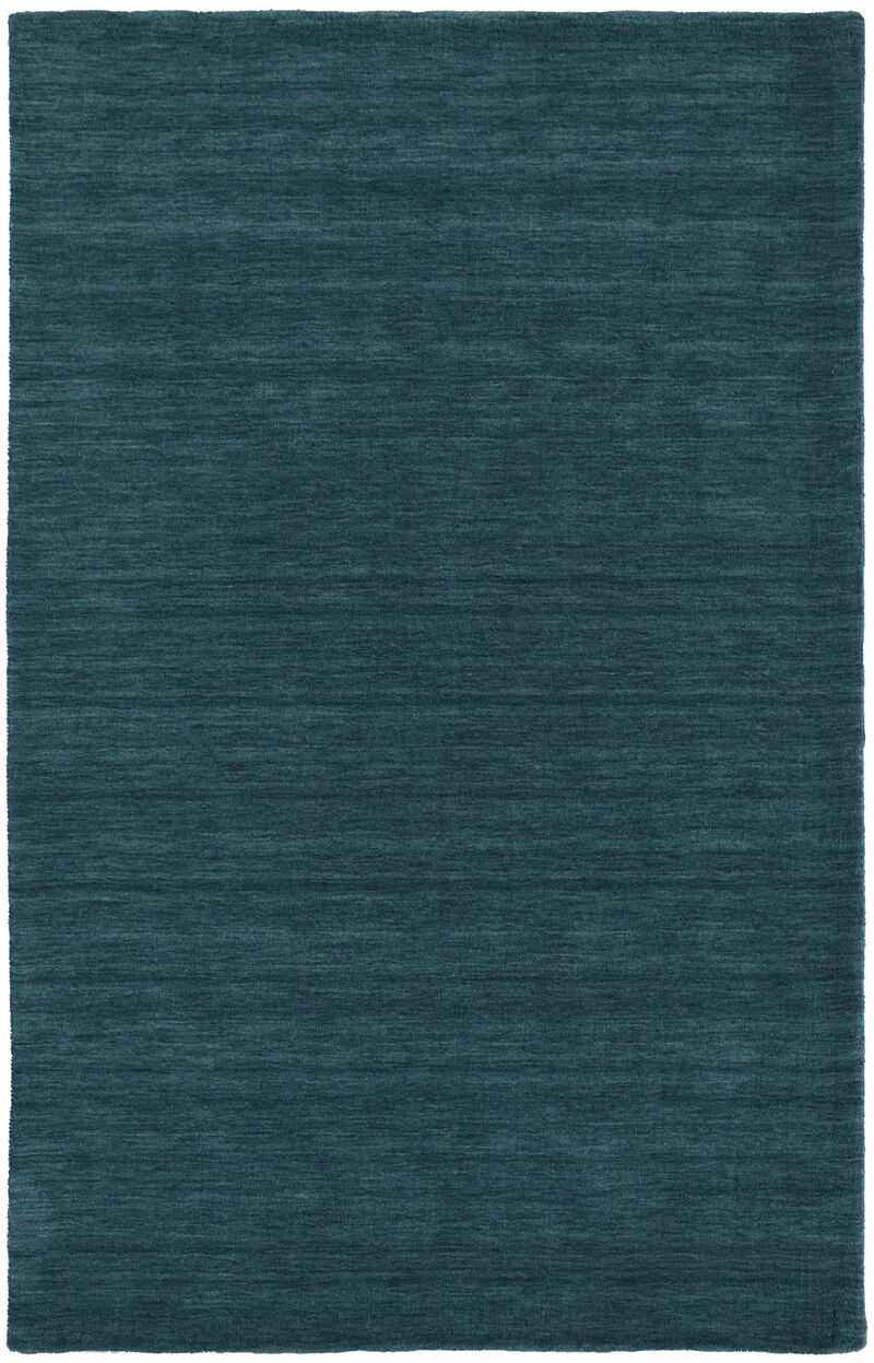 4 X 6 Blue And green Wool Hand Woven Stain Resistant Area Rug image number 0