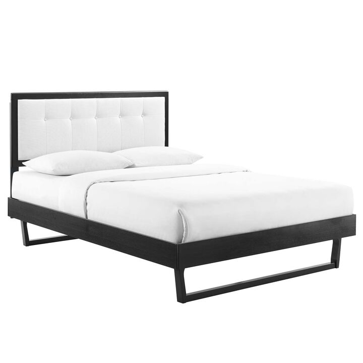 Modway - Willow Twin Wood Platform Bed with Angular Frame