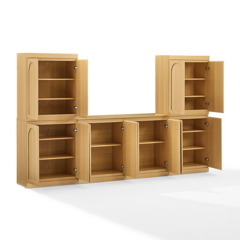 Marco 3-Piece Entertainment Center Ash - Sideboard & 2 Pantries