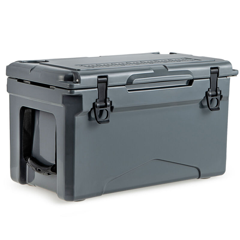 Rotomolded Cooler with Integrated Cup Holders and Bottle Opener