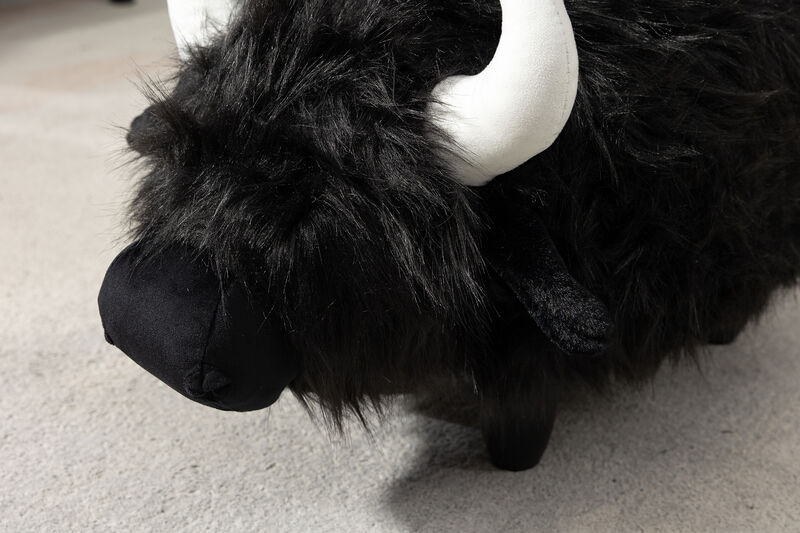 Cow Animal Storage Ottoman