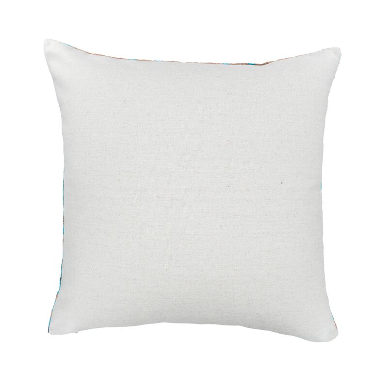 Morris Silk Velvet Ikat Pillow, 20" X 20"