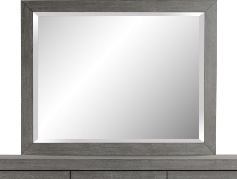 Melbourne Beveled Glass Mirror in Mineral image number 0