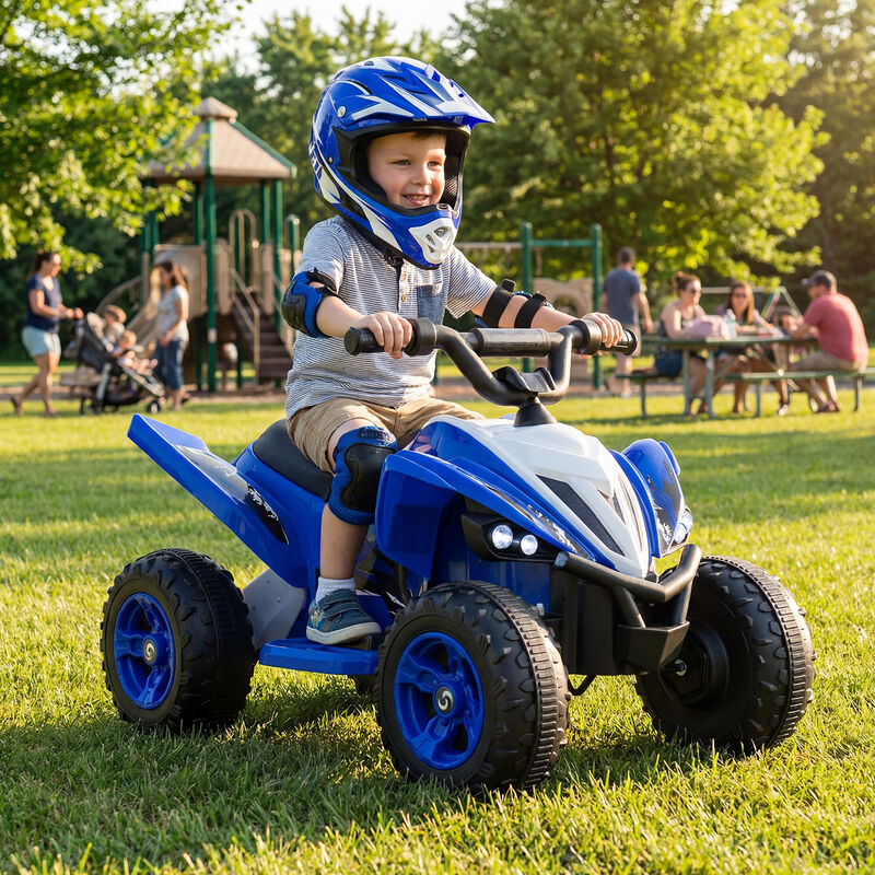 Kids 12V Ride On 4 Wheeler ATV with LED Lights and Speed Control image number 1