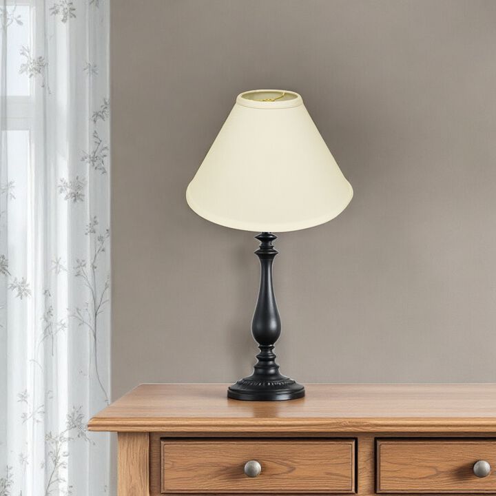 Hivvago 13" Ivory Deep Cone No Slub Lampshade