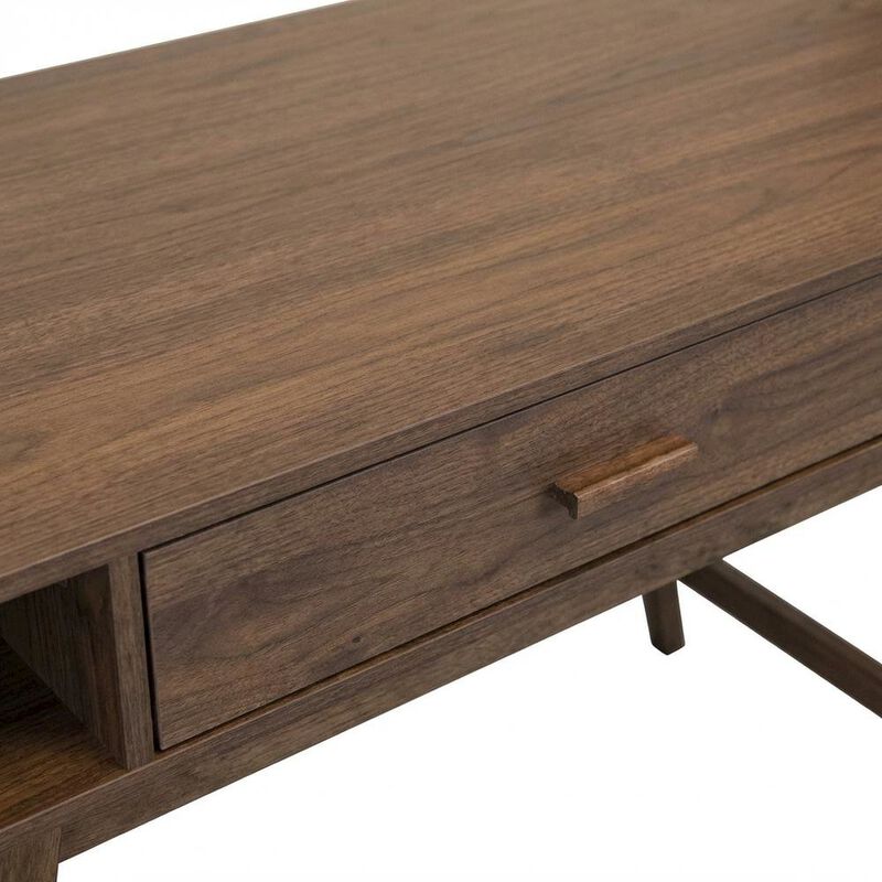 Starlight Canyon Home Mid Century Style Office Desk With One Drawer And Sturdy Legs image number 4
