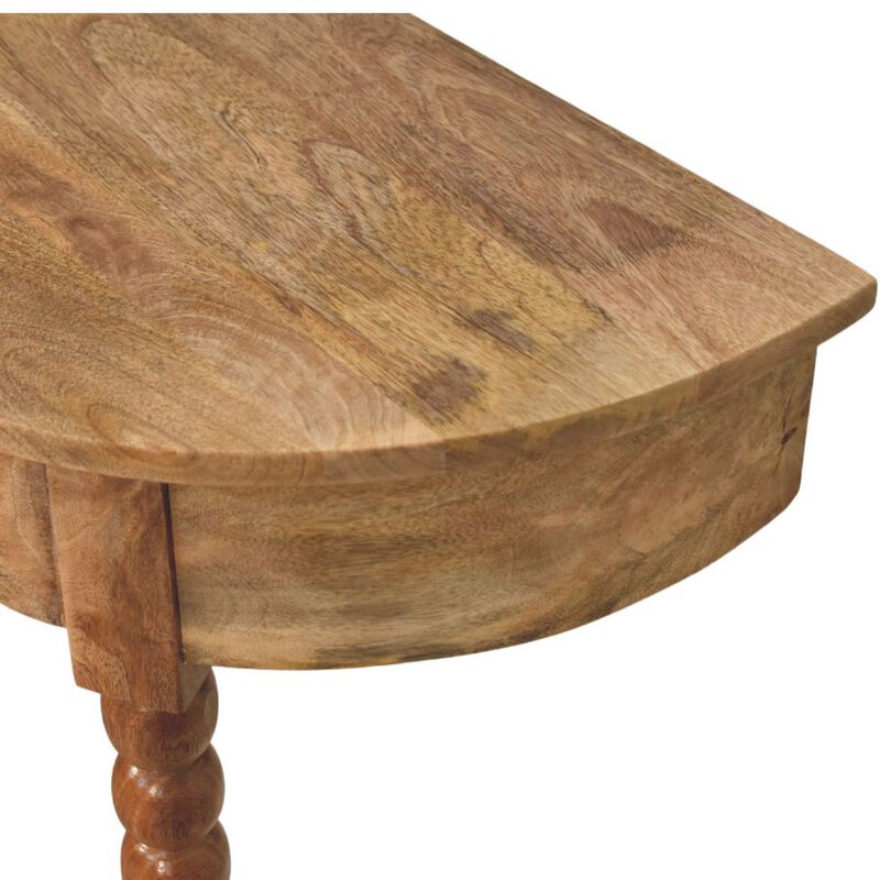 Artisan Furniture Solid Wood Spindle Radiator Console Table, Brown image number 3