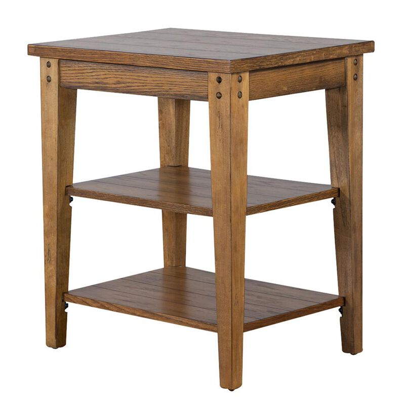 Liberty Furniture Lake House Tiered Table in Oak image number 0