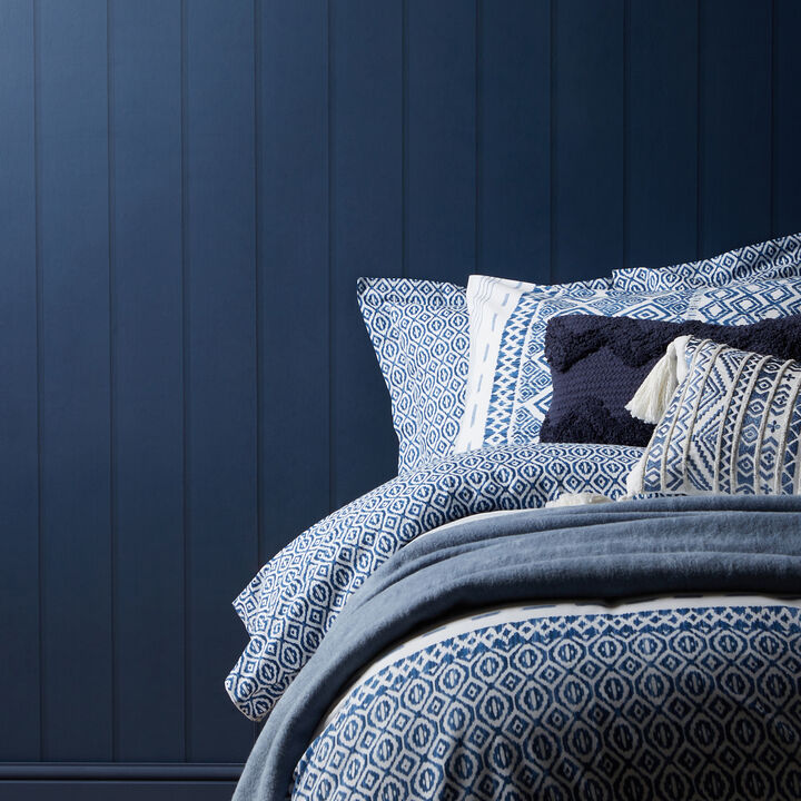 Killian Navy Wood Panel Wallpaper (Set of 2)