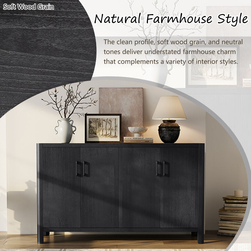 Farmhouse Rustic Storage Cabinet image number 5