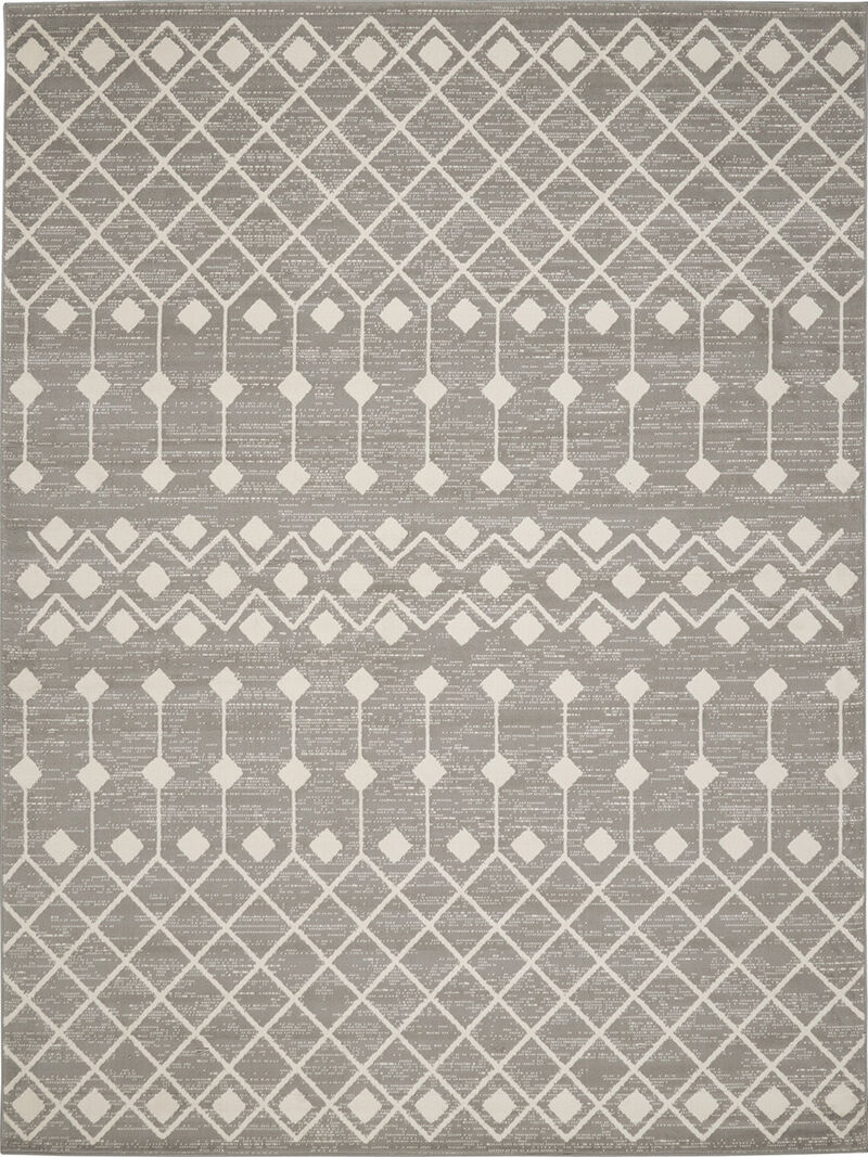 Grafix GRF37 Gray 8' x Round Rug