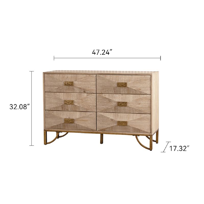 Tudvad 6-Drawer Dresser image number 8