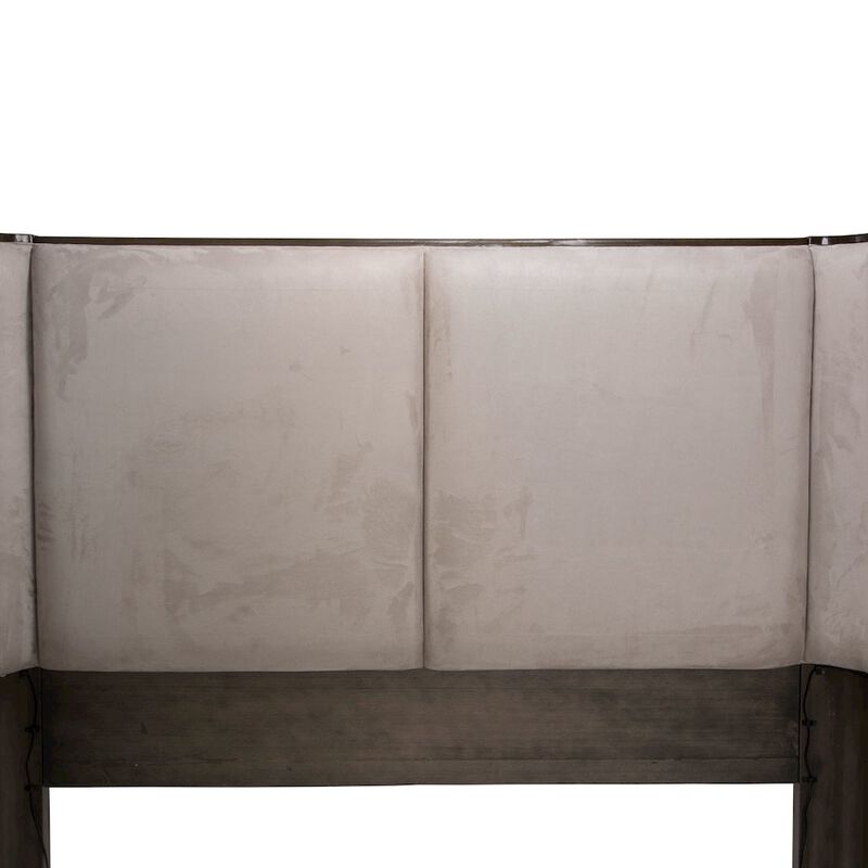 Michael Amini Roxbury Park Eastern King Dual-Panel Bed - Slate