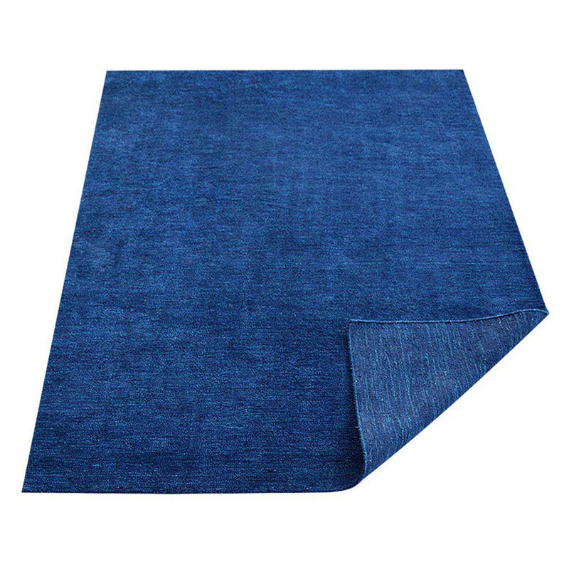 RUGSOTIC CARPETS HAND KNOTTED LOOM SILK ECO-FRIENDLY AREA RUGS  - Plain Solid Design, High Pile Thick Handmade Anti Skid Area Rugs for Living Room, Bed Room (LS0111) image number 3