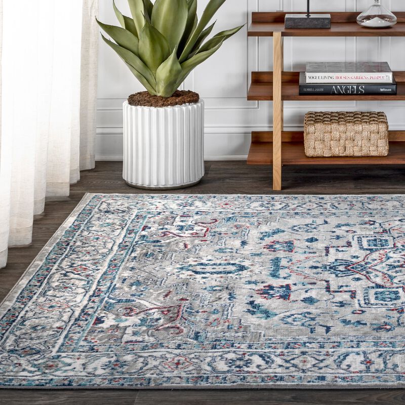 Edison Modern Persian Vintage Medallion Area Rug