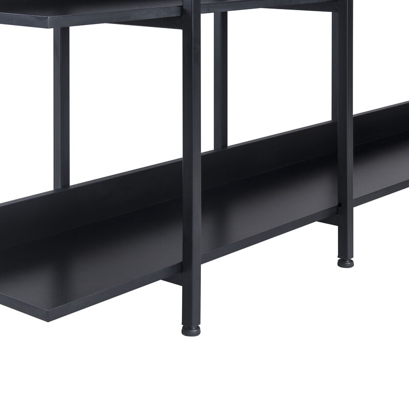 Merax Industrial  5 Tier Bookcase Open Bookshelf