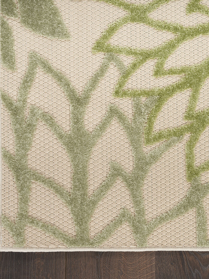 Aloha ALH05 Ivory/Green 6' x 9' Rug