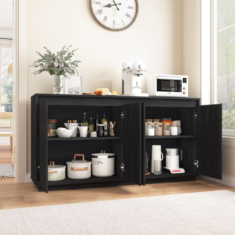 Sedzan Modern Freestanding Sideboard Cabinet image number 3