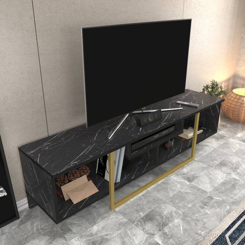 Decorotika Asal 59 Tv Stand - Bendire Gold