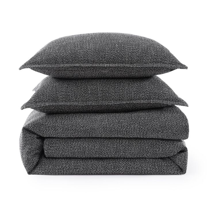 Tweed Black King Comforter Set