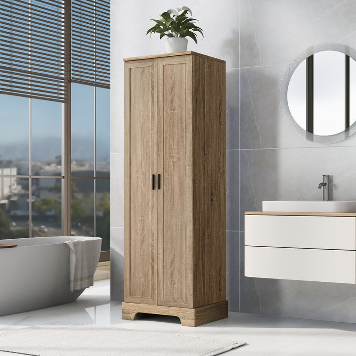 Merax Storage Cabinet with Two Doors for Bathroom