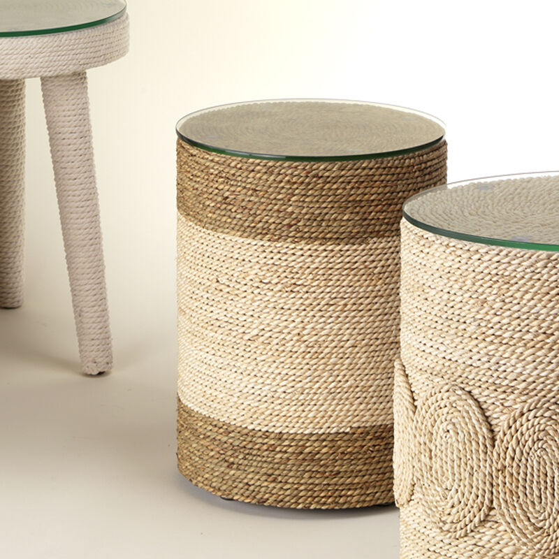 Saint Bart's Seagrass Side Table