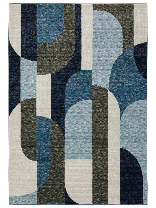 Strada 8'6" x 11'7" Blue Rug