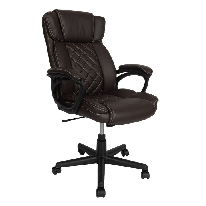 GOODSILO Ergonomic Executive Office Chair High Back with Adjustable Height and Lumbar Support