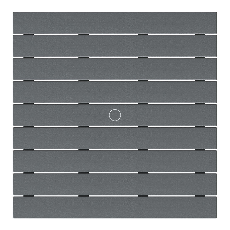 WestinTrends Kids Outdoor Patio Furniture HDPE Square Dining Table