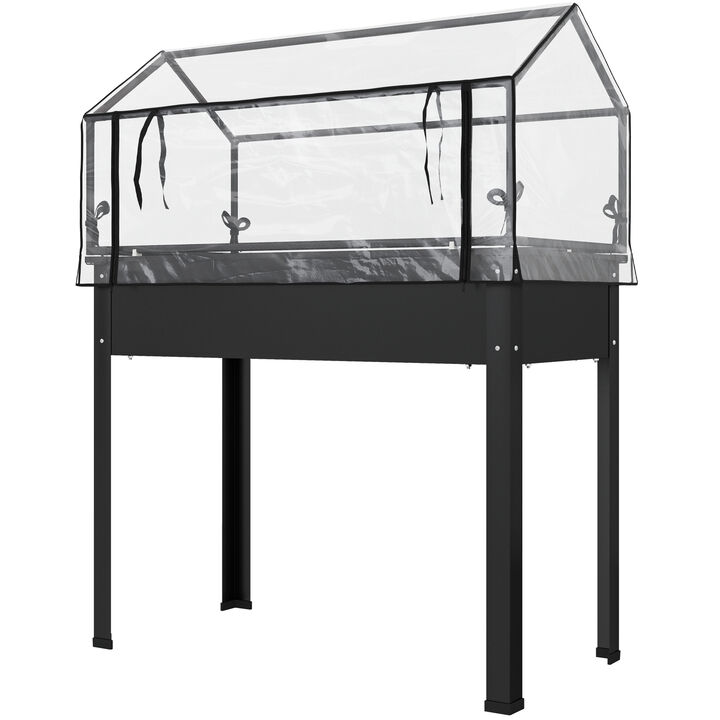 Hivvago Elevated Vegetable Planter with Drainage Hole