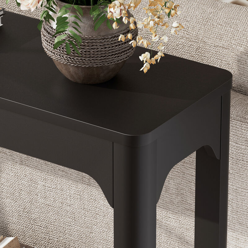 Nulvud wood console table image number 6