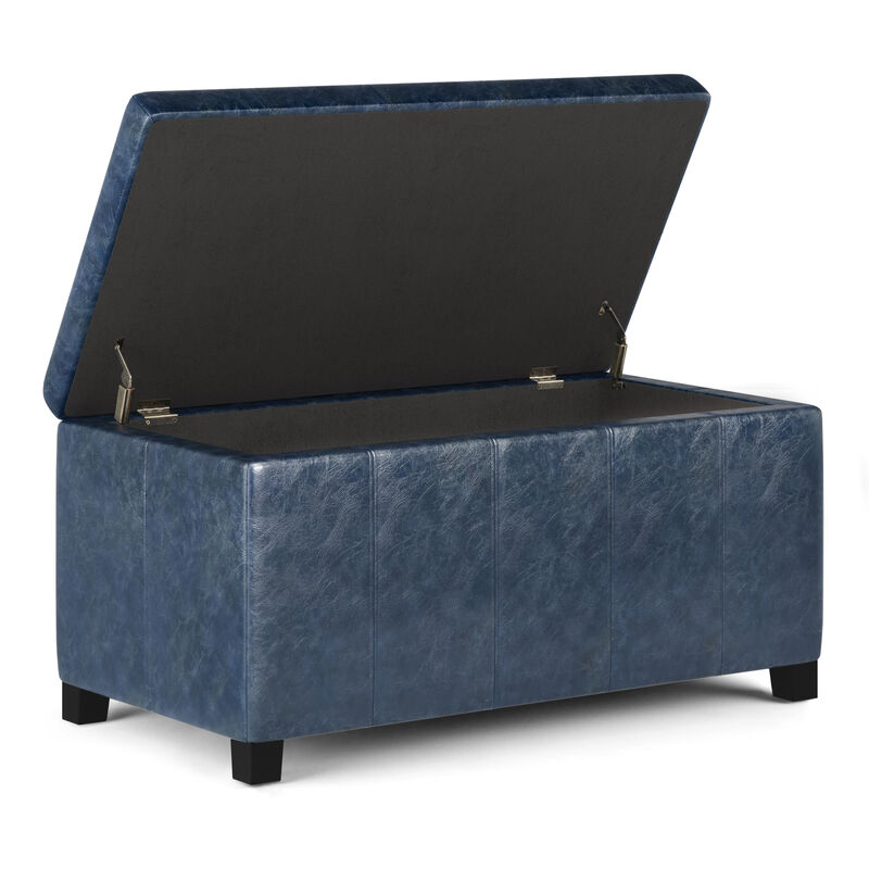 Simpli Home Dover Storage Ottoman Bench image number 3