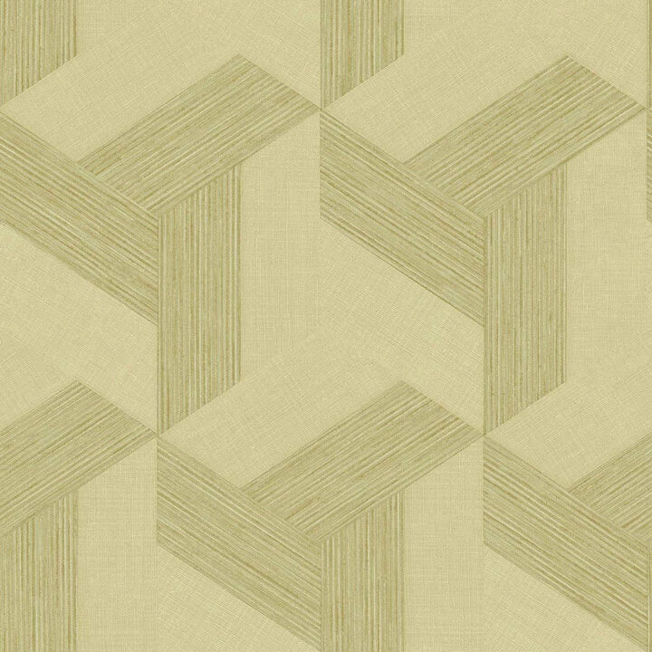 Synergy Geometric Green Wallpaper SY27505