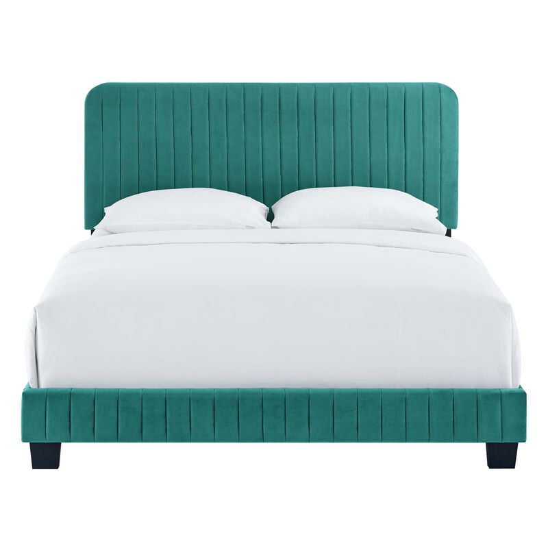 Modway - Celine Channel Tufted Performance Velvet King Bed image number 5