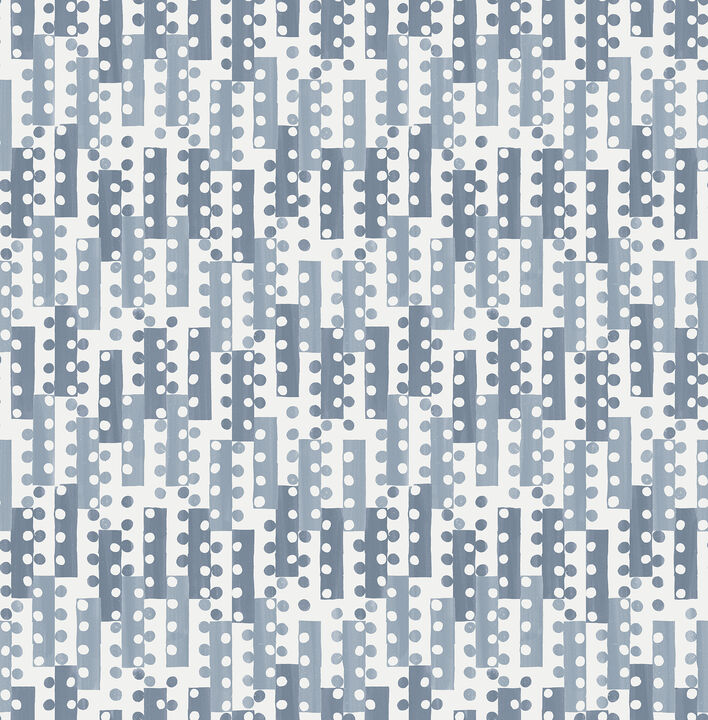 Erik Blue Building Blocks Wallpaper
