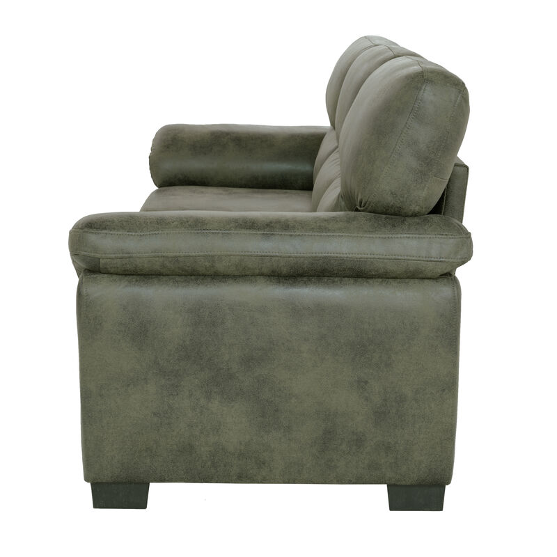 Domord Modern 81" Foil Fabric Sofa image number 5