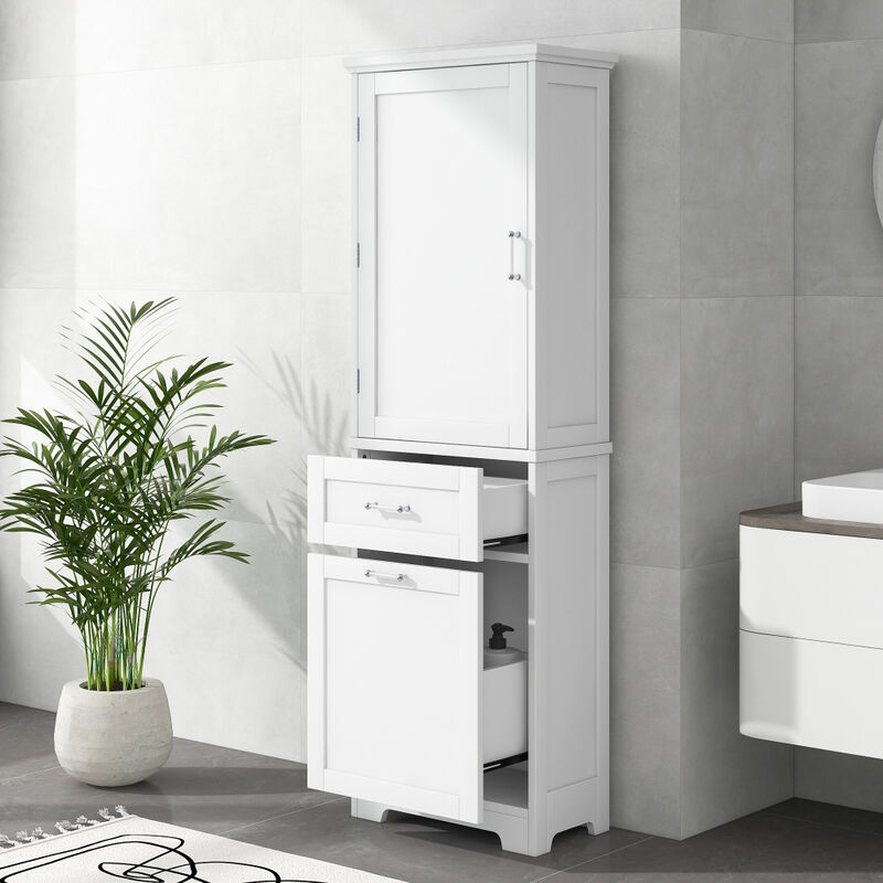 Tulklu Tall Bathroom Storage Cabinet image number 3