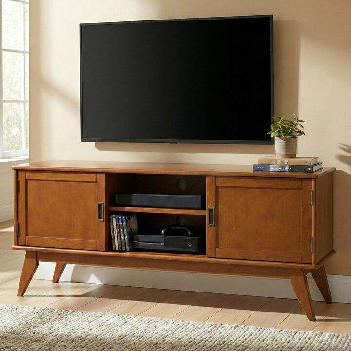 Draper Mid Century Low TV Media Stand