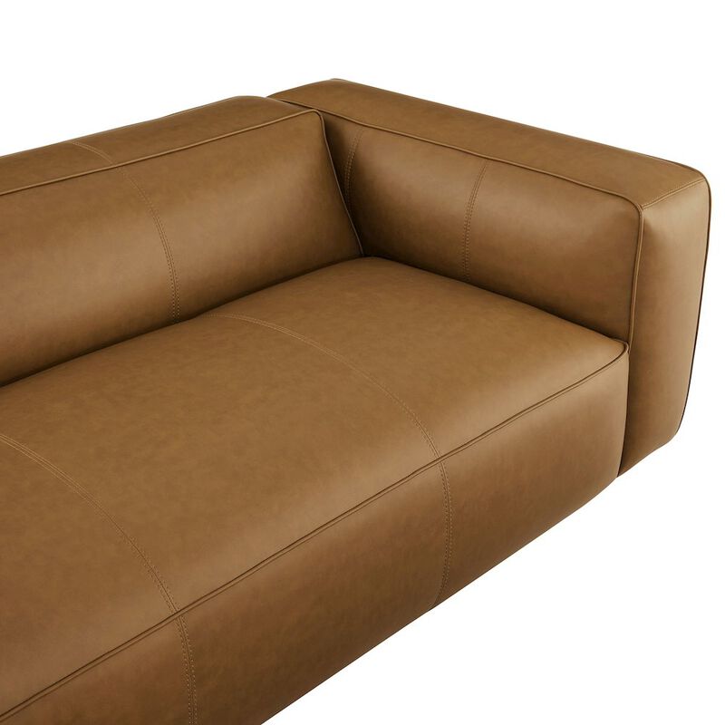 Auren Upholstered Vegan Leather Sofa image number 6
